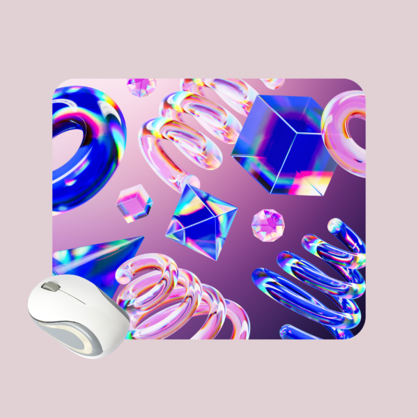 Crystal Abstract Mouse Pad